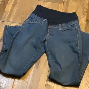 Lilac ladies maternity jeans. Size small